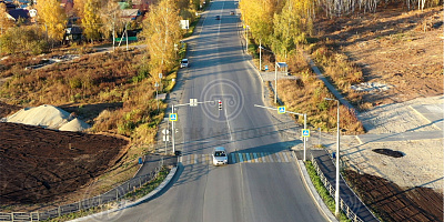 Поставка в город Верхняя Пышма, Успенский проспект, светофорных опор ОГСГ, ОСФГ